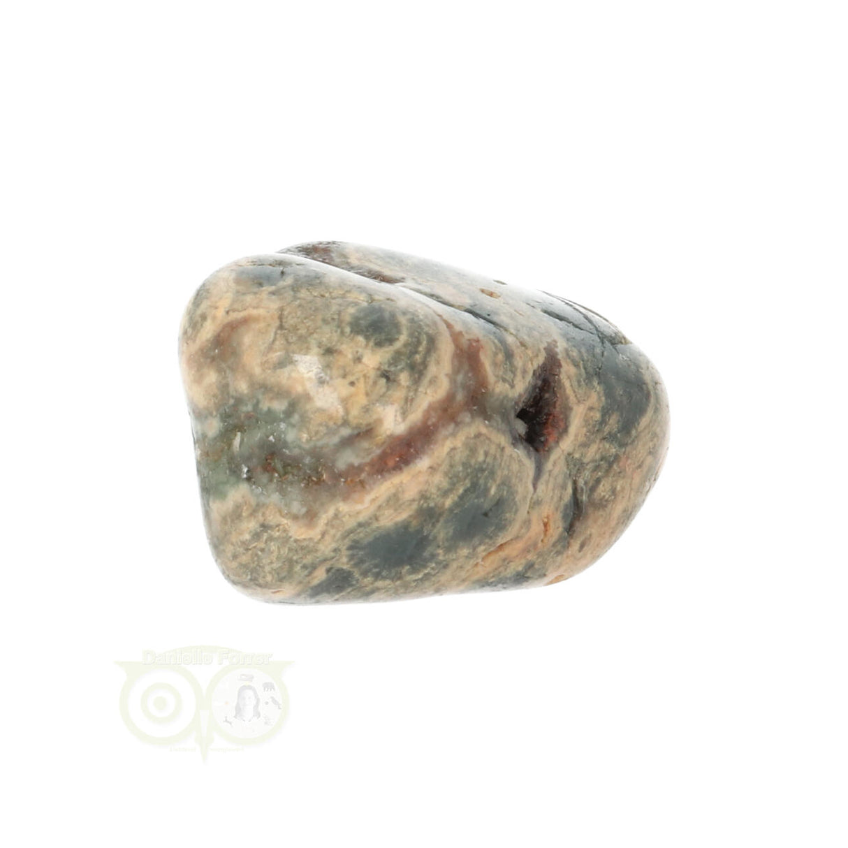 Ozeanjaspis-Trommelstein Nr. 30