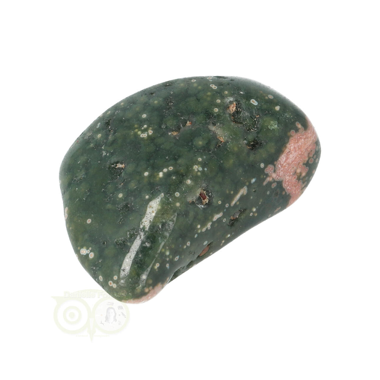 Oceaan Jaspis trommelsteen Nr 32