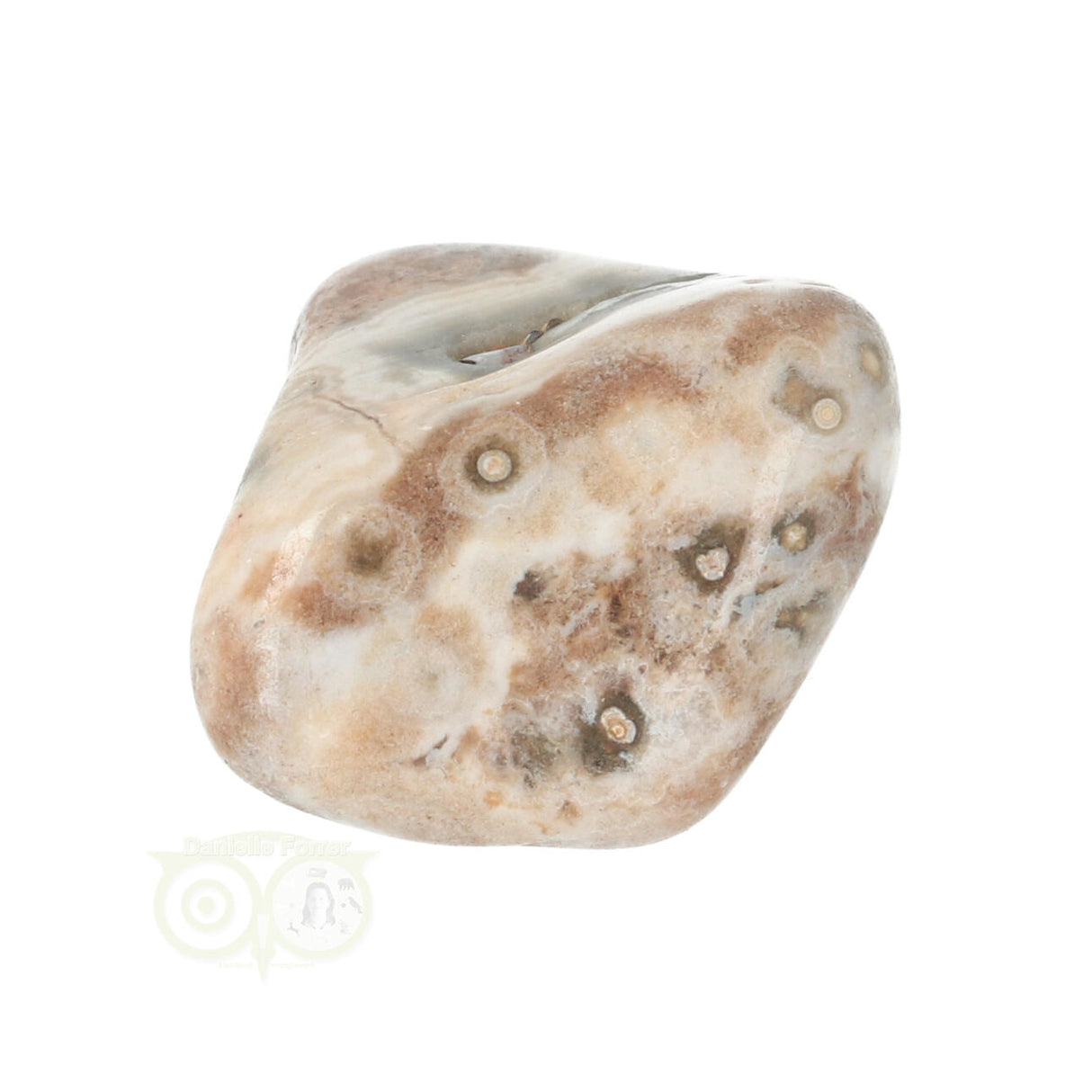 Oceaan Jaspis trommelsteen Nr 33