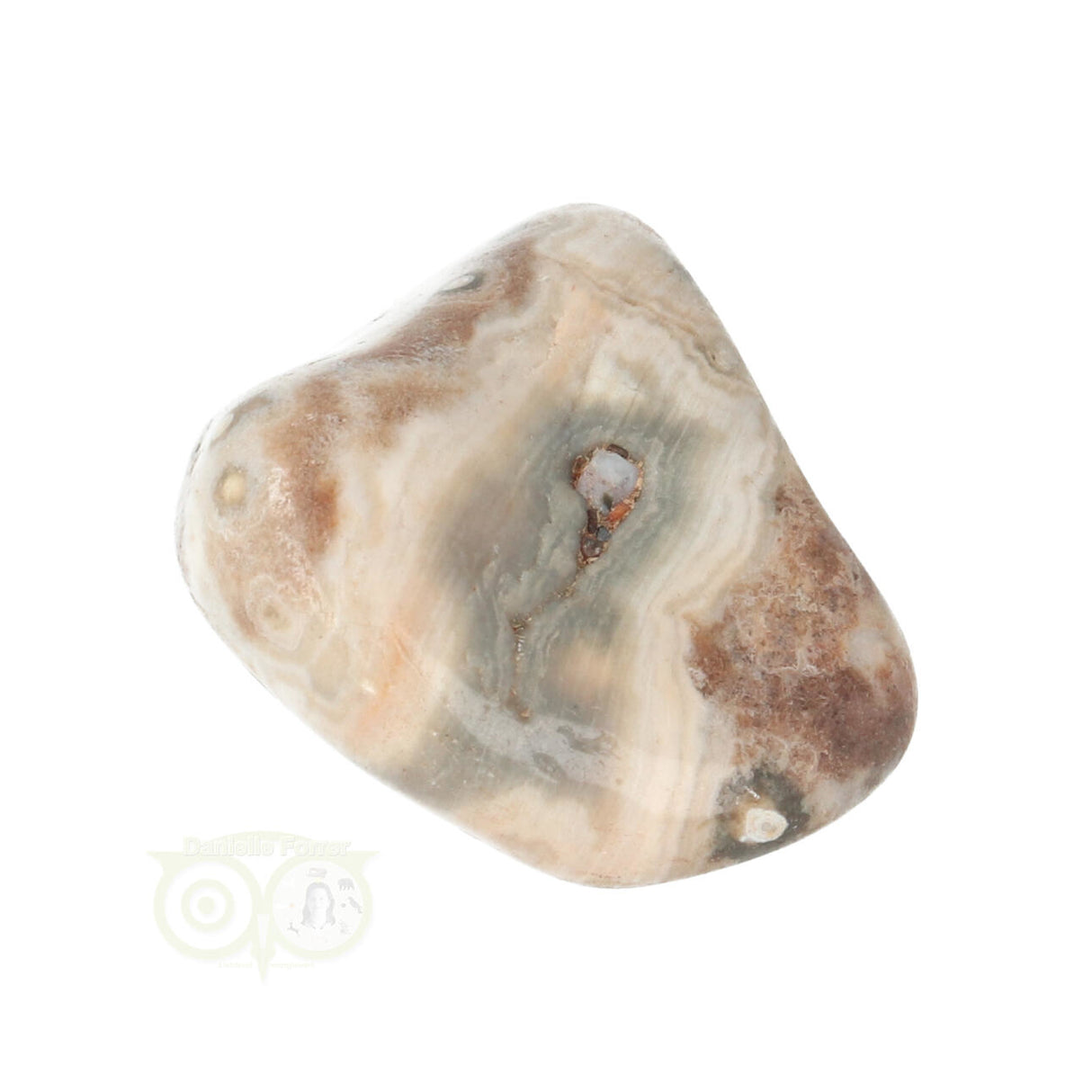 Oceaan Jaspis trommelsteen Nr 33