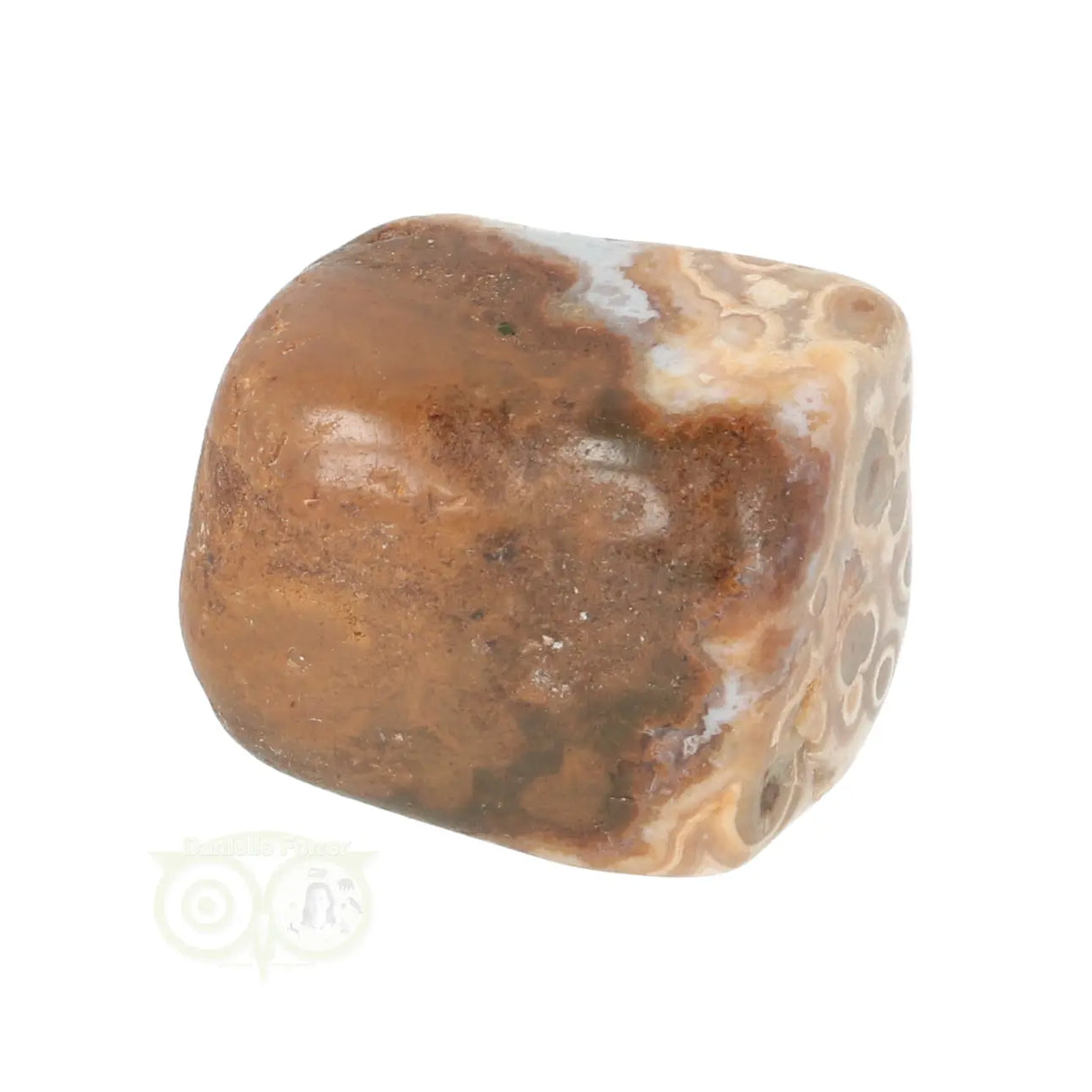 Ocean Jasper tumbled stone No. 40