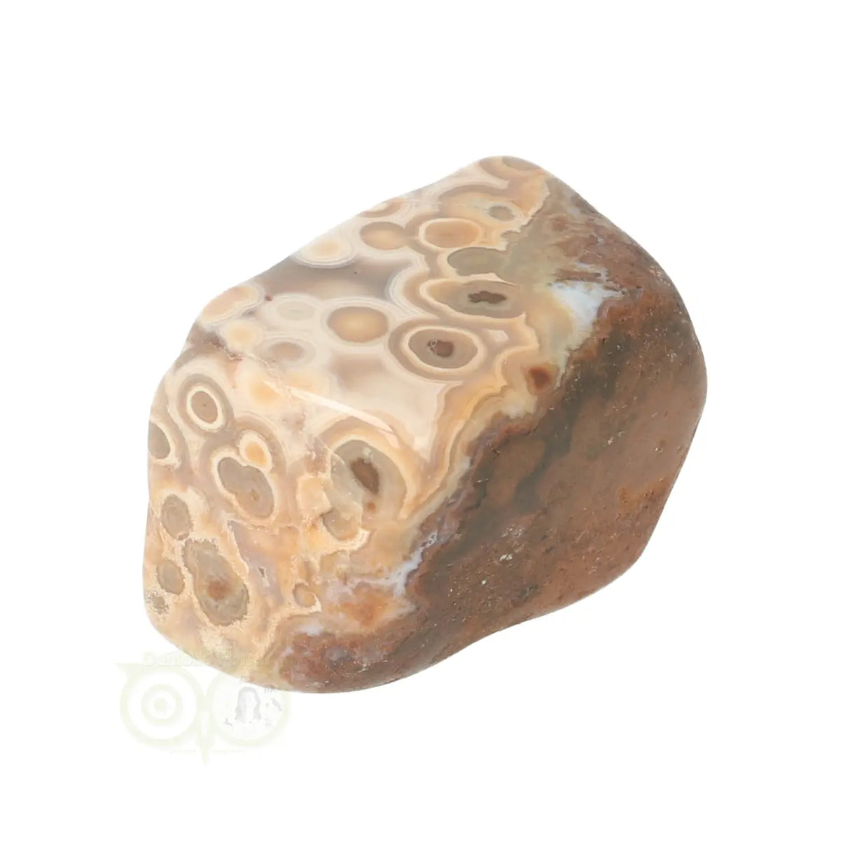 Ocean Jasper tumbled stone No. 40