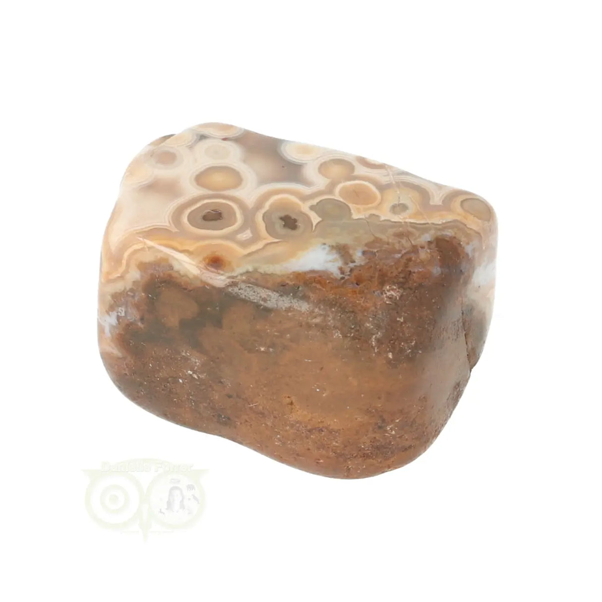 Ocean Jasper tumbled stone No. 40