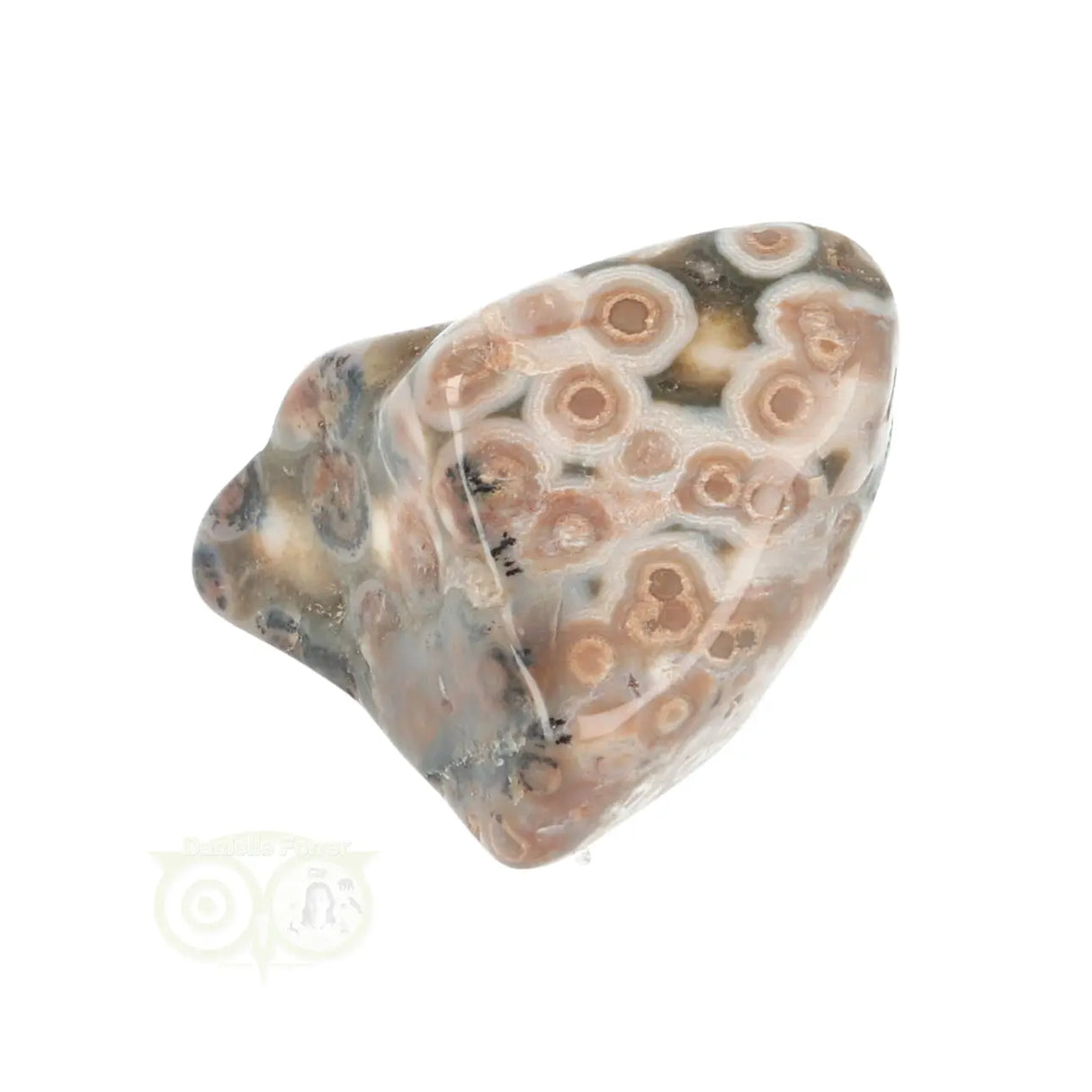 Ocean Jasper tumbled stone No. 41