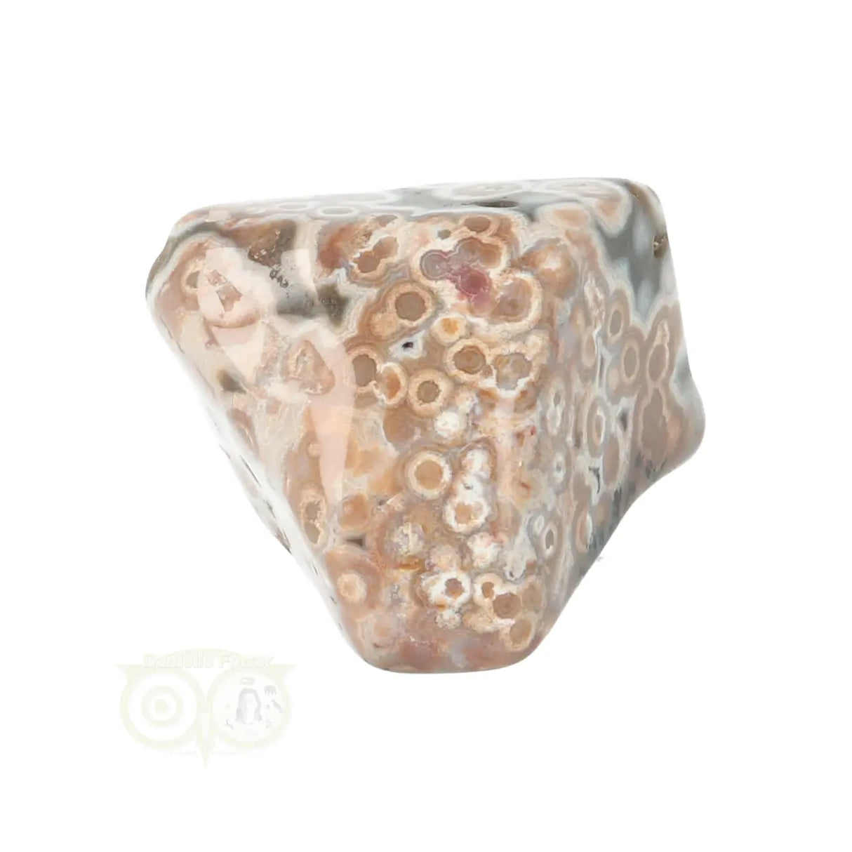 Ocean Jasper tumbled stone No. 41