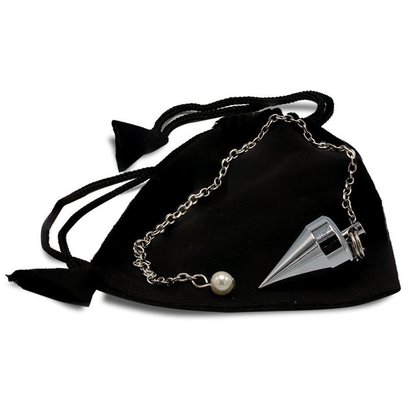 Pendel aus Messing, verchromt