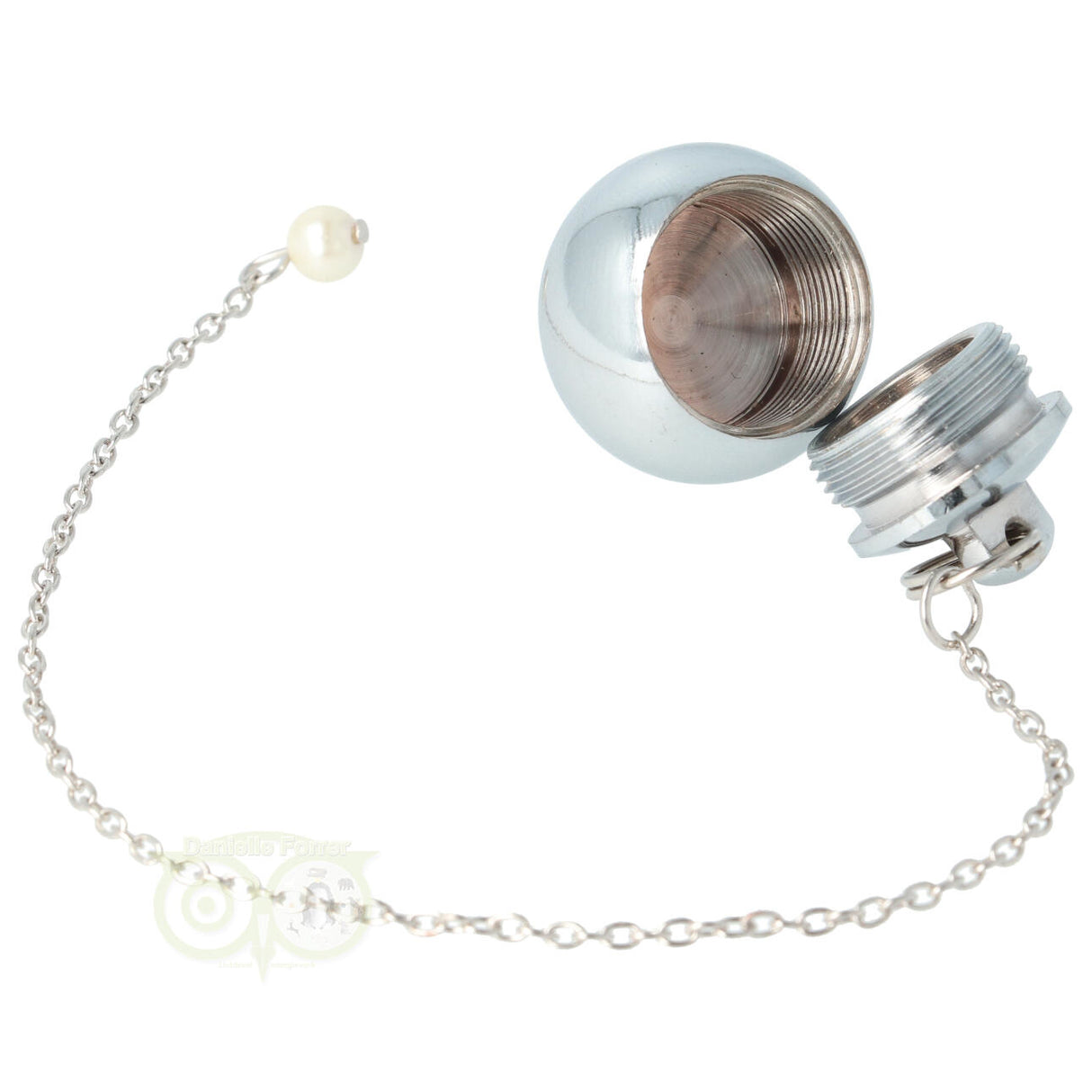 Pendel messing verchroomd met kamer