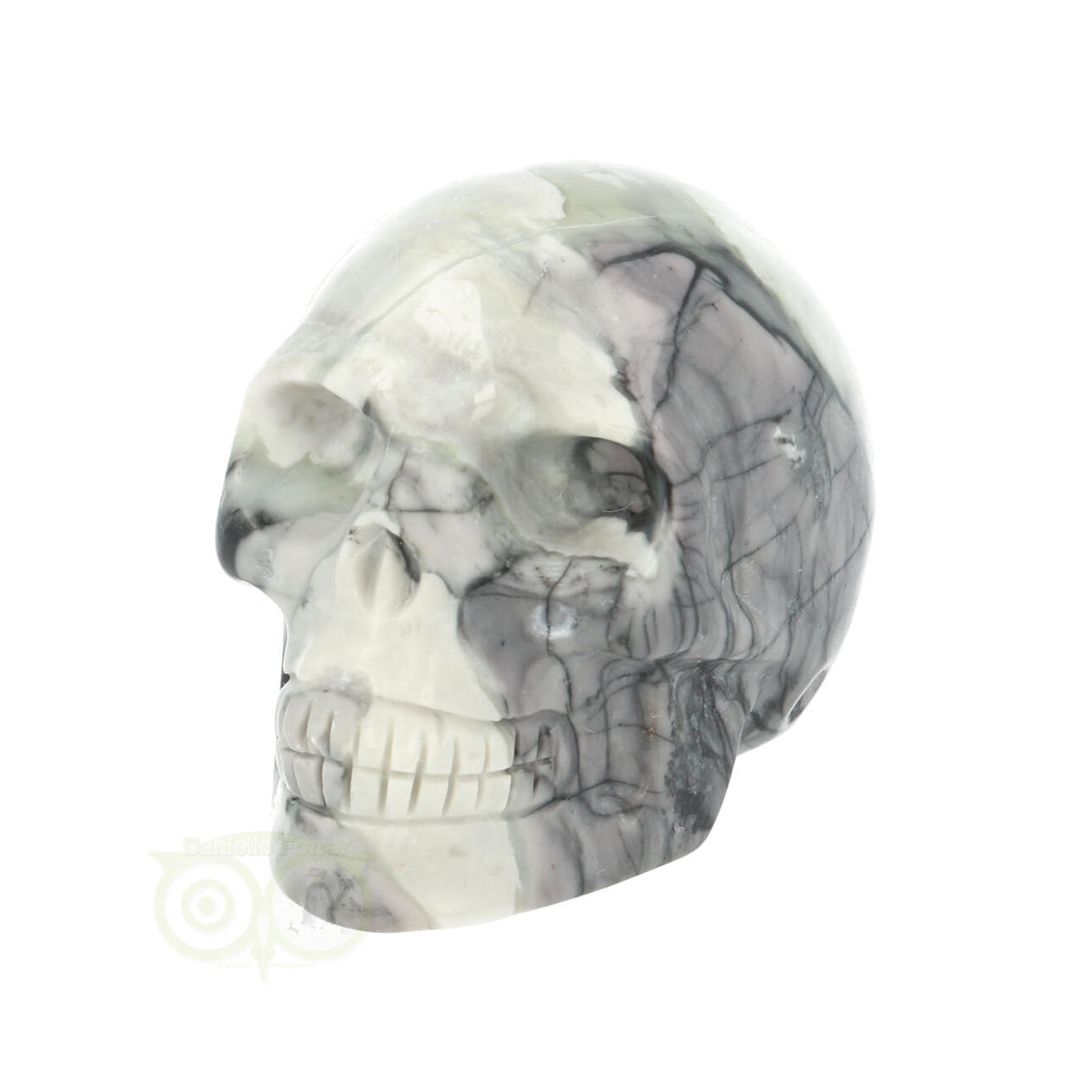 Picasso-Jaspis-Schädel Nr. 9