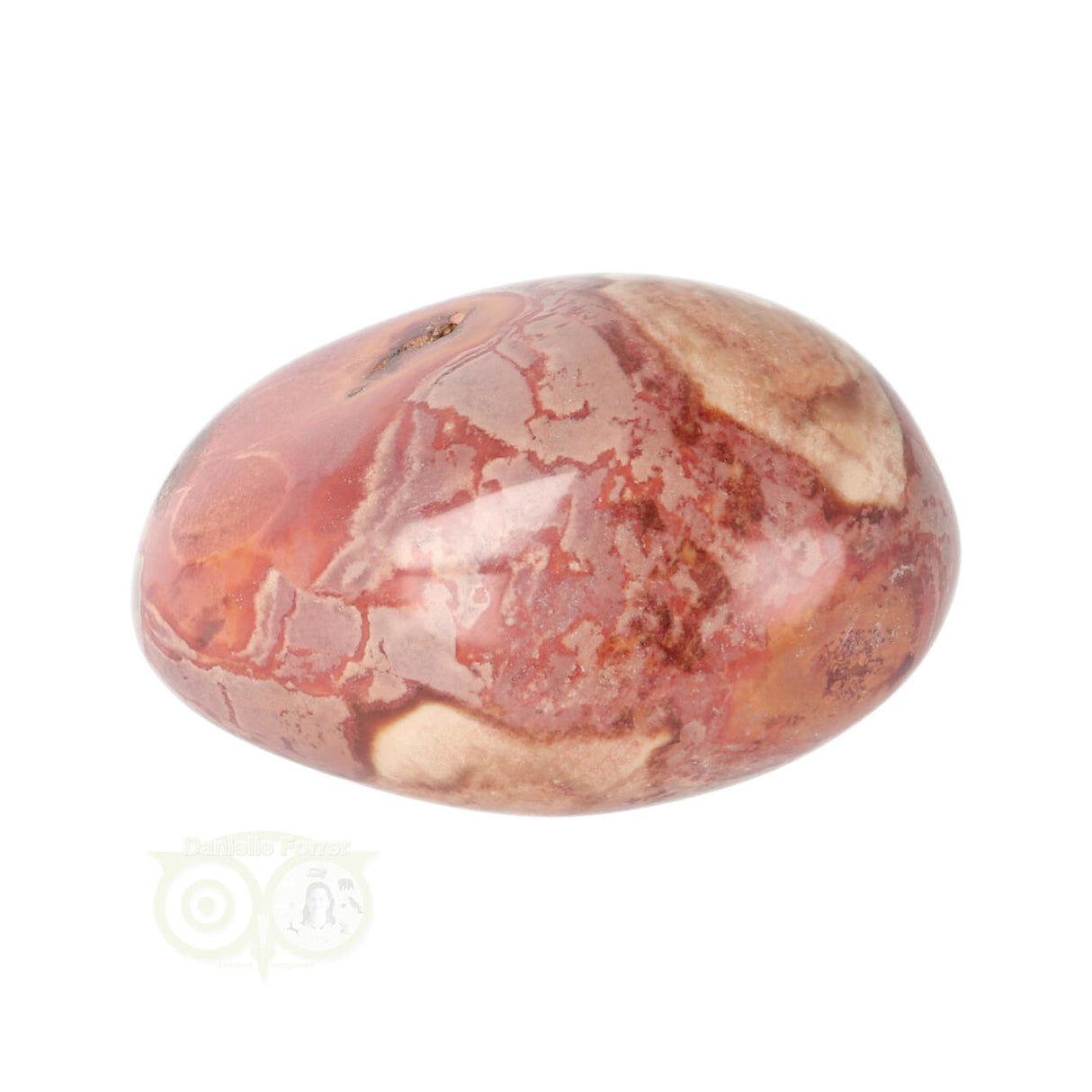 Polychroom Jaspis handsteen Nr 38