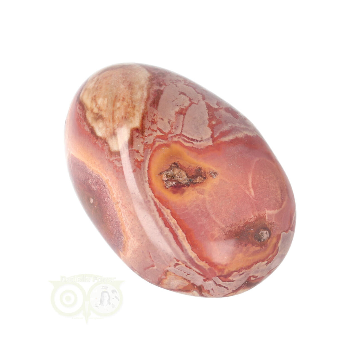 Polychroom Jaspis handsteen Nr 38