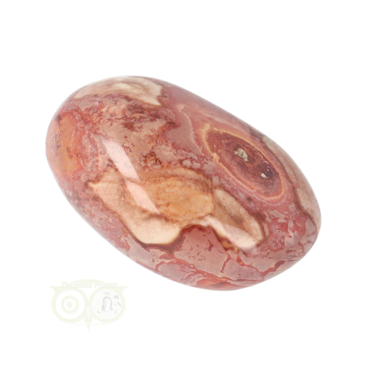 Polychroom Jaspis handsteen Nr 38