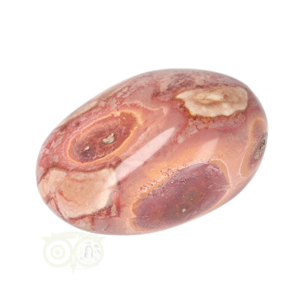 Polychroom Jaspis handsteen Nr 38