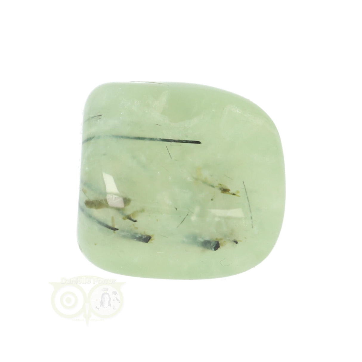 Prehniet trommelsteen Nr 21