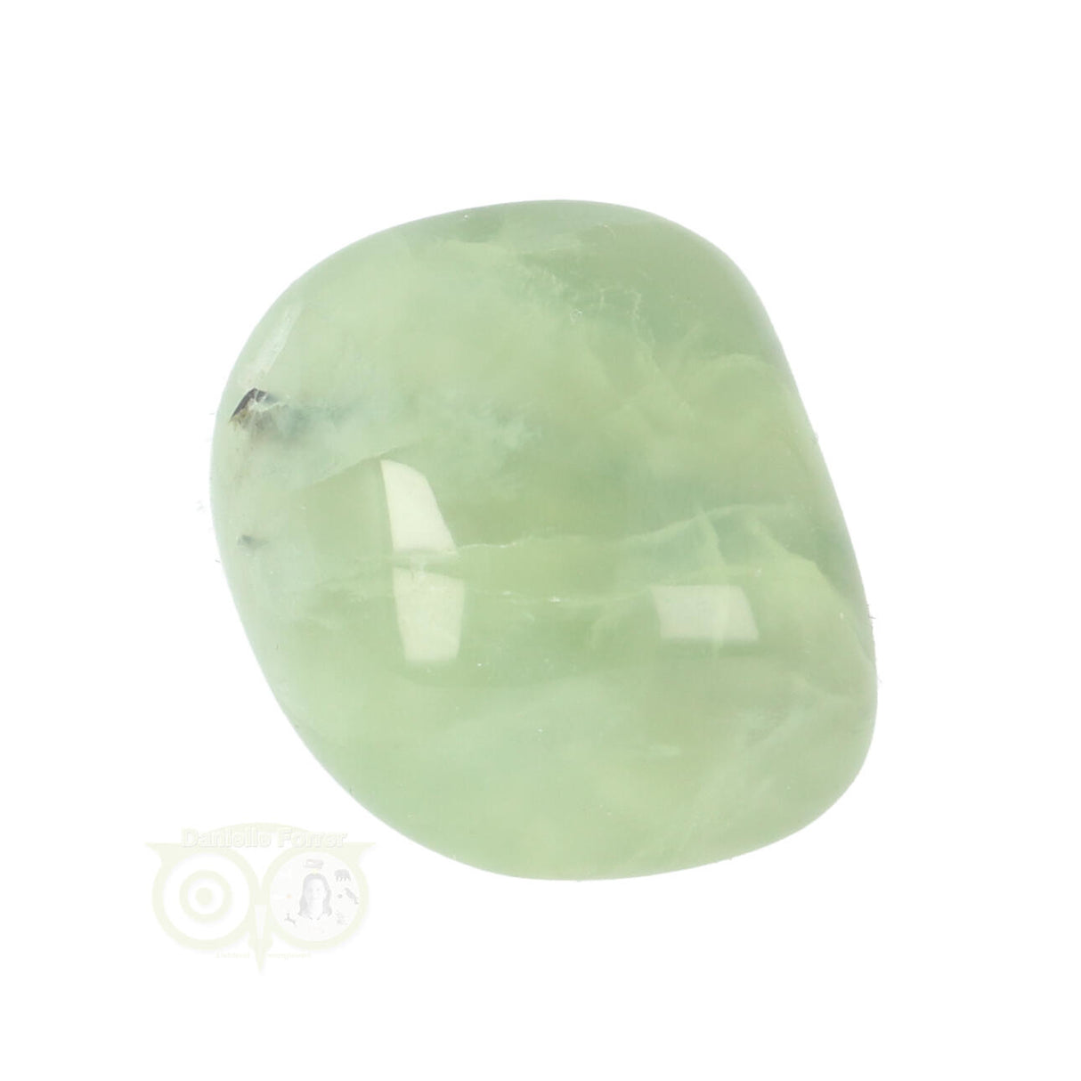 Prehniet trommelsteen Nr 21