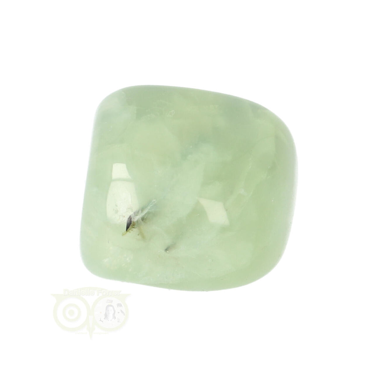 Prehniet trommelsteen Nr 21