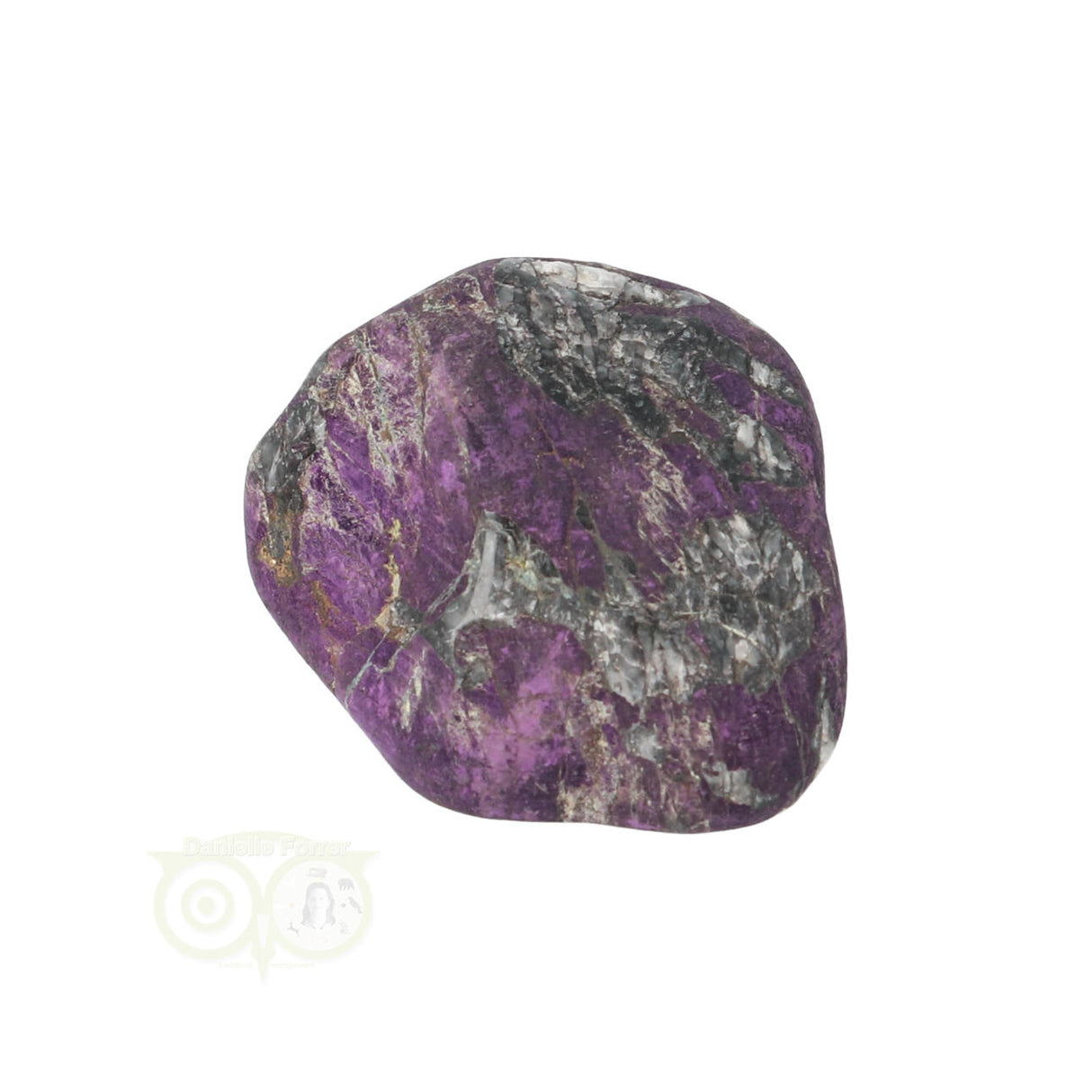 Purpurit-Trommelstein Nr. 19