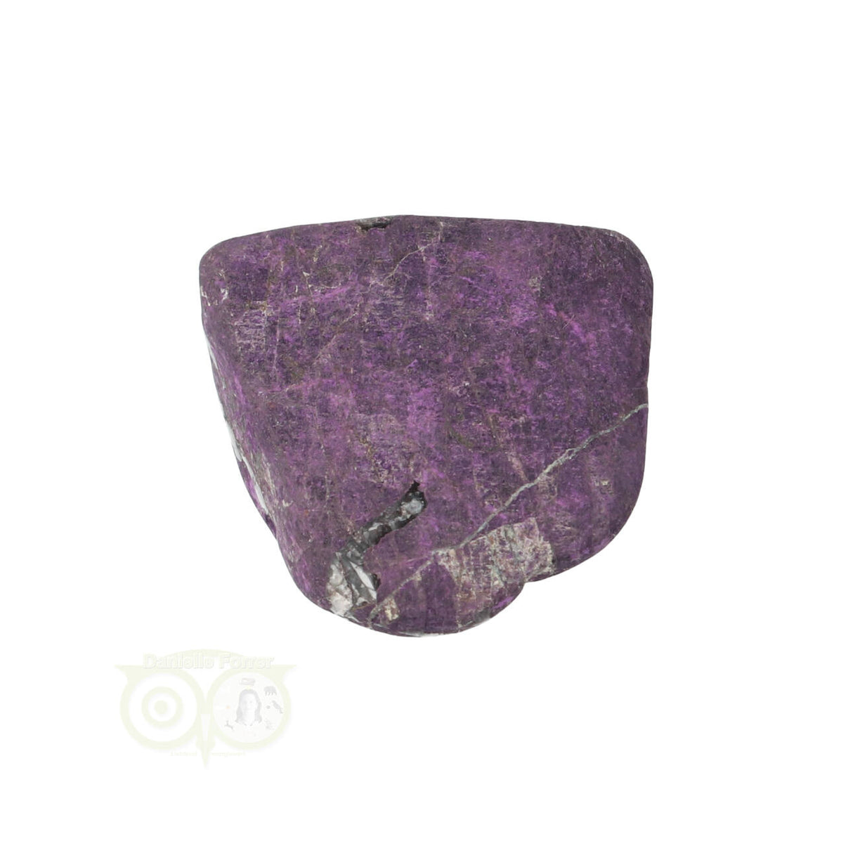 Purpurit-Trommelstein Nr. 19