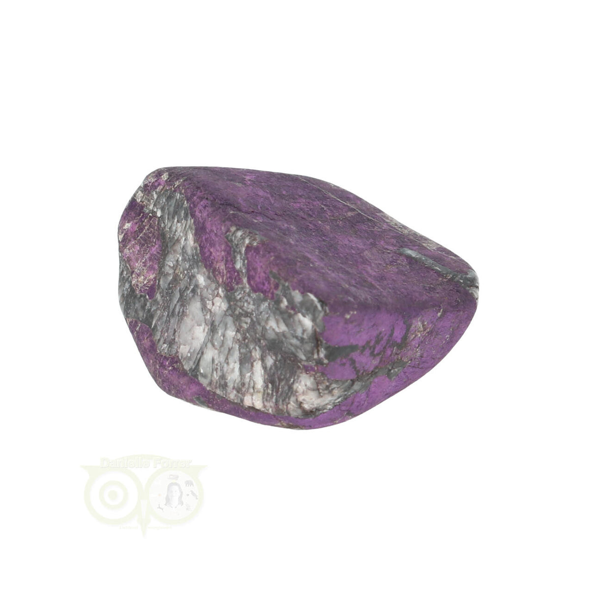 Purpurit-Trommelstein Nr. 19