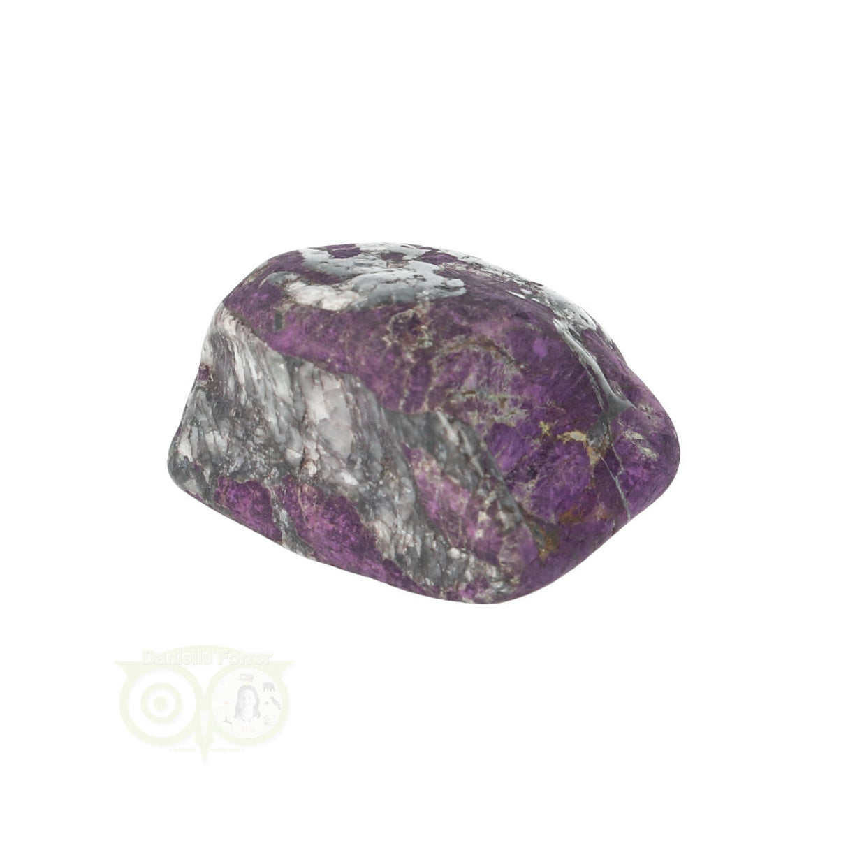 Purpurit-Trommelstein Nr. 19