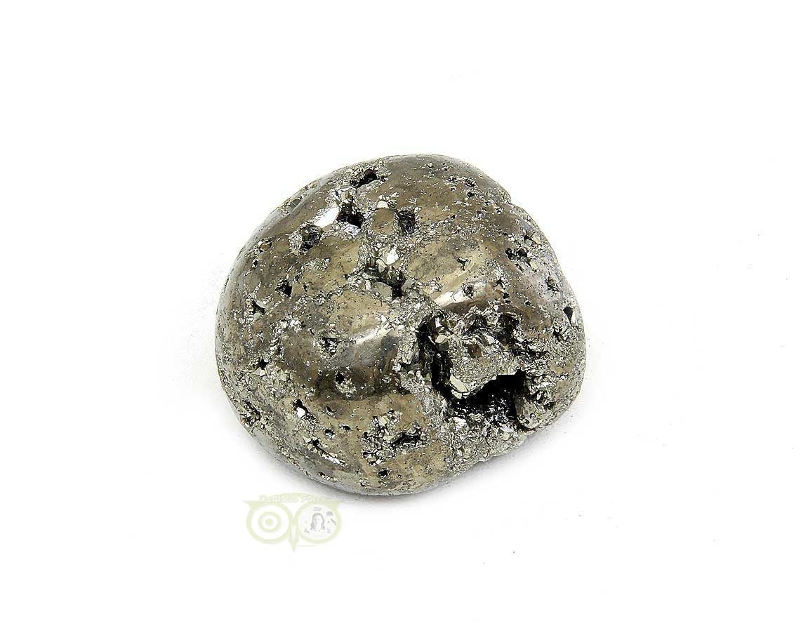 Pyrite tumbled stone No. 17