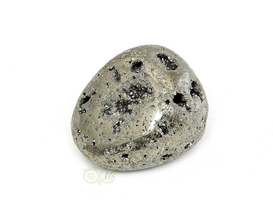 Pyrite tumbled stone No. 3