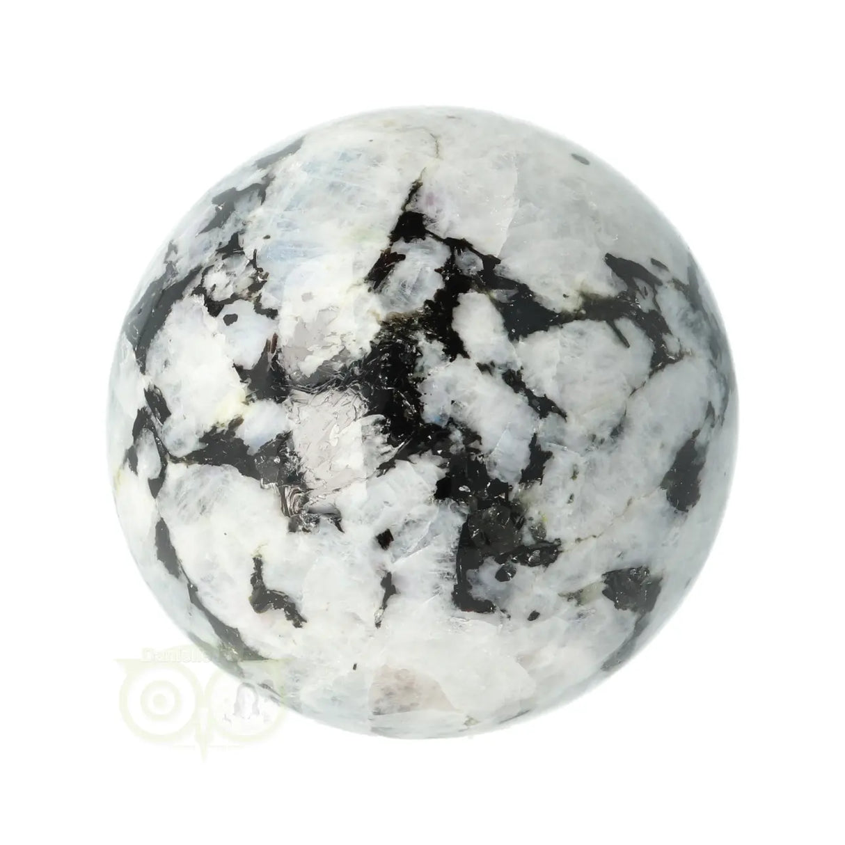 Regenboog Maansteen bol Nr 47 - Ø 5.84 cm