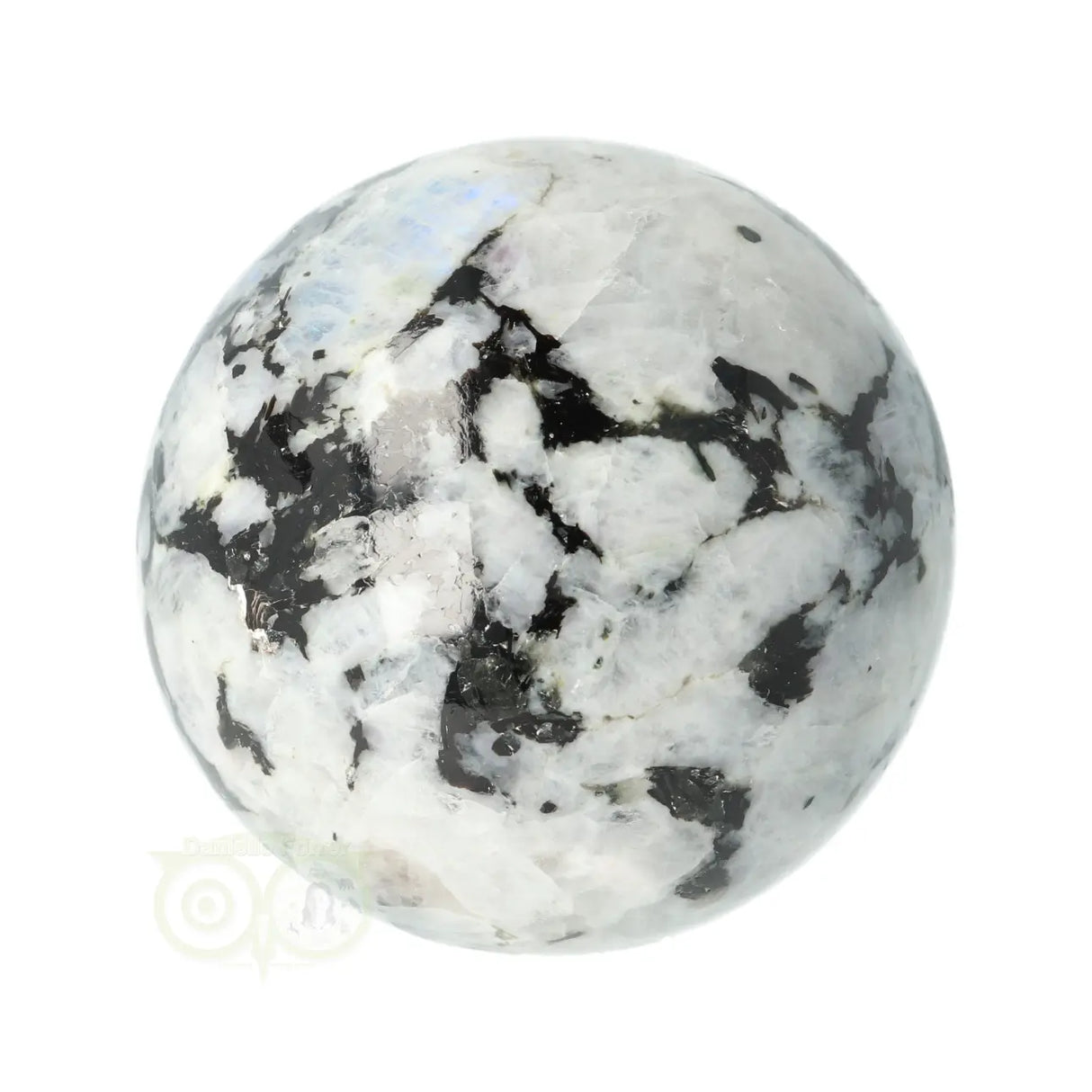 Regenboog Maansteen bol Nr 47 - Ø 5.84 cm