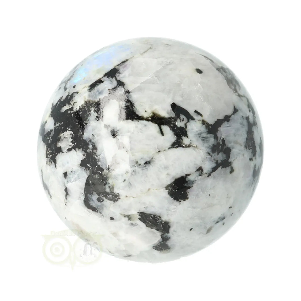 Regenboog Maansteen bol Nr 47 - Ø 5.84 cm