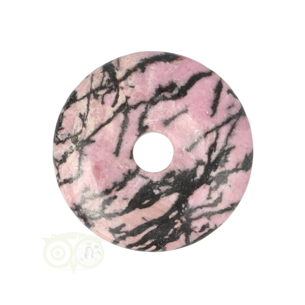 Rhodoniet donut Nr 4 - Ø 3 cm