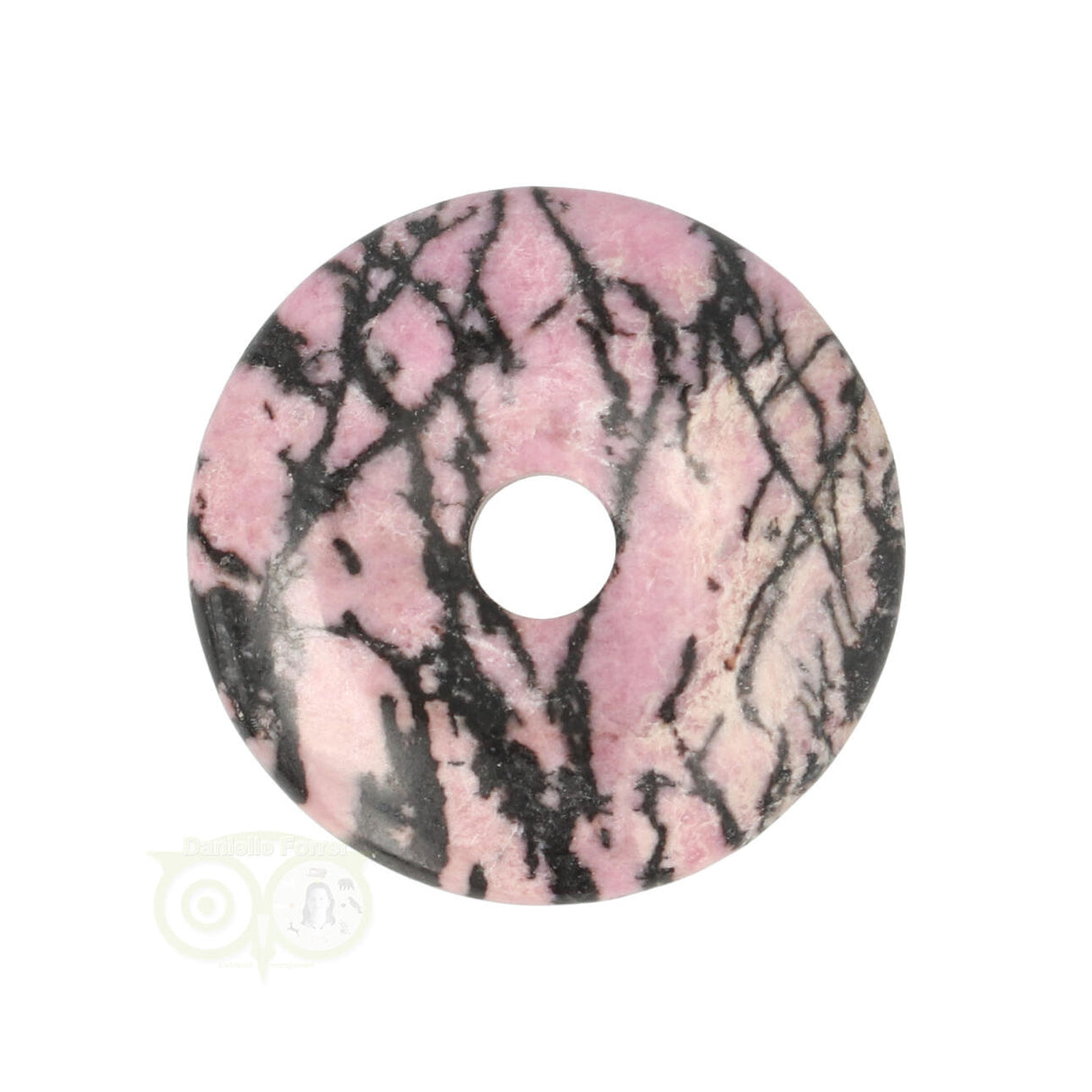 Rhodoniet donut Nr 4 - Ø 3 cm