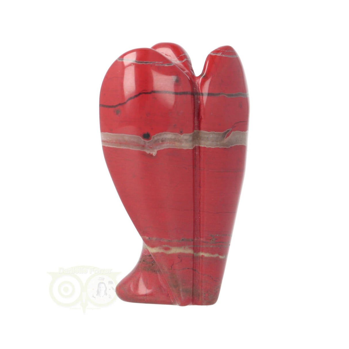 Rode Jaspis Engel ± 5 cm Nr 17