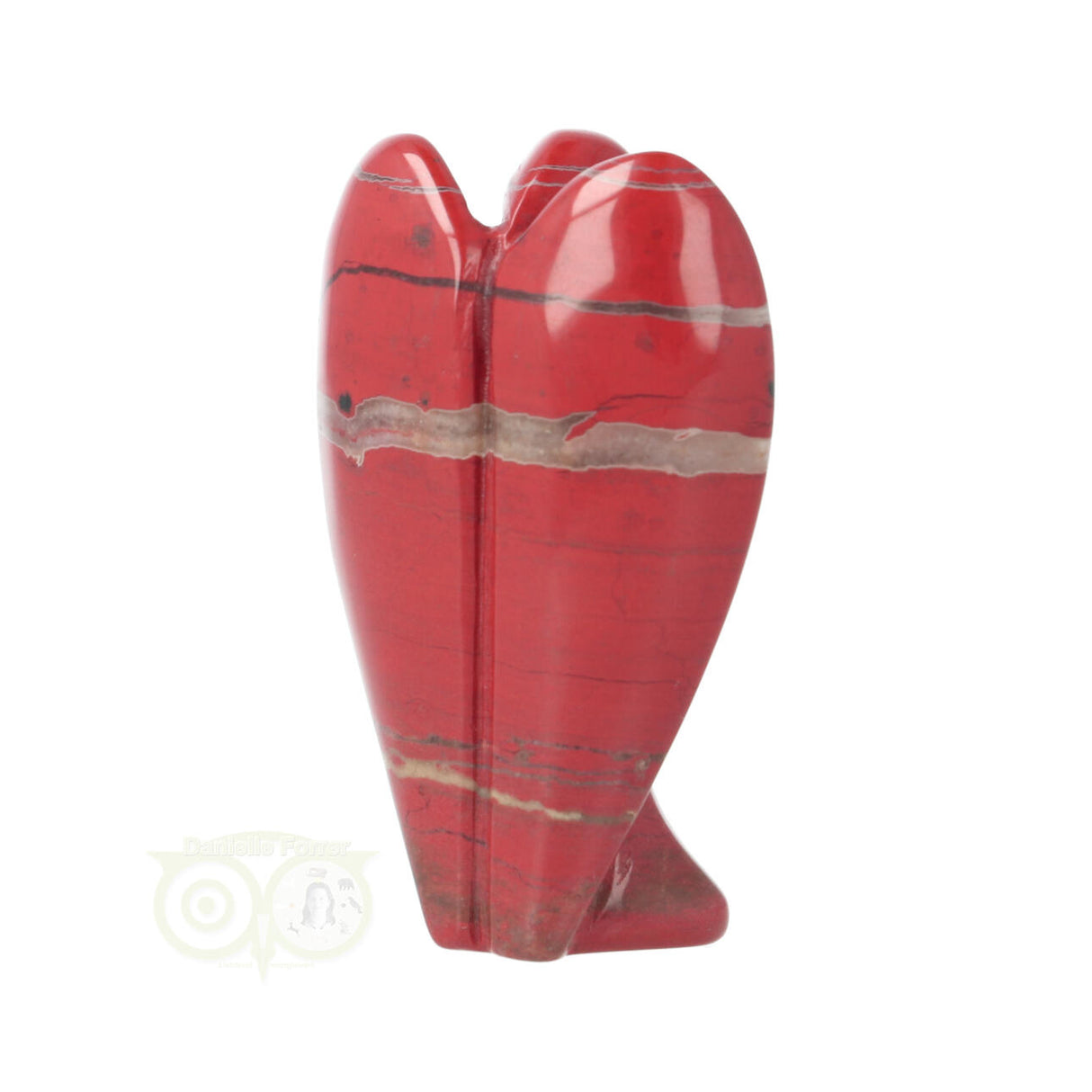 Rode Jaspis Engel ± 5 cm Nr 17
