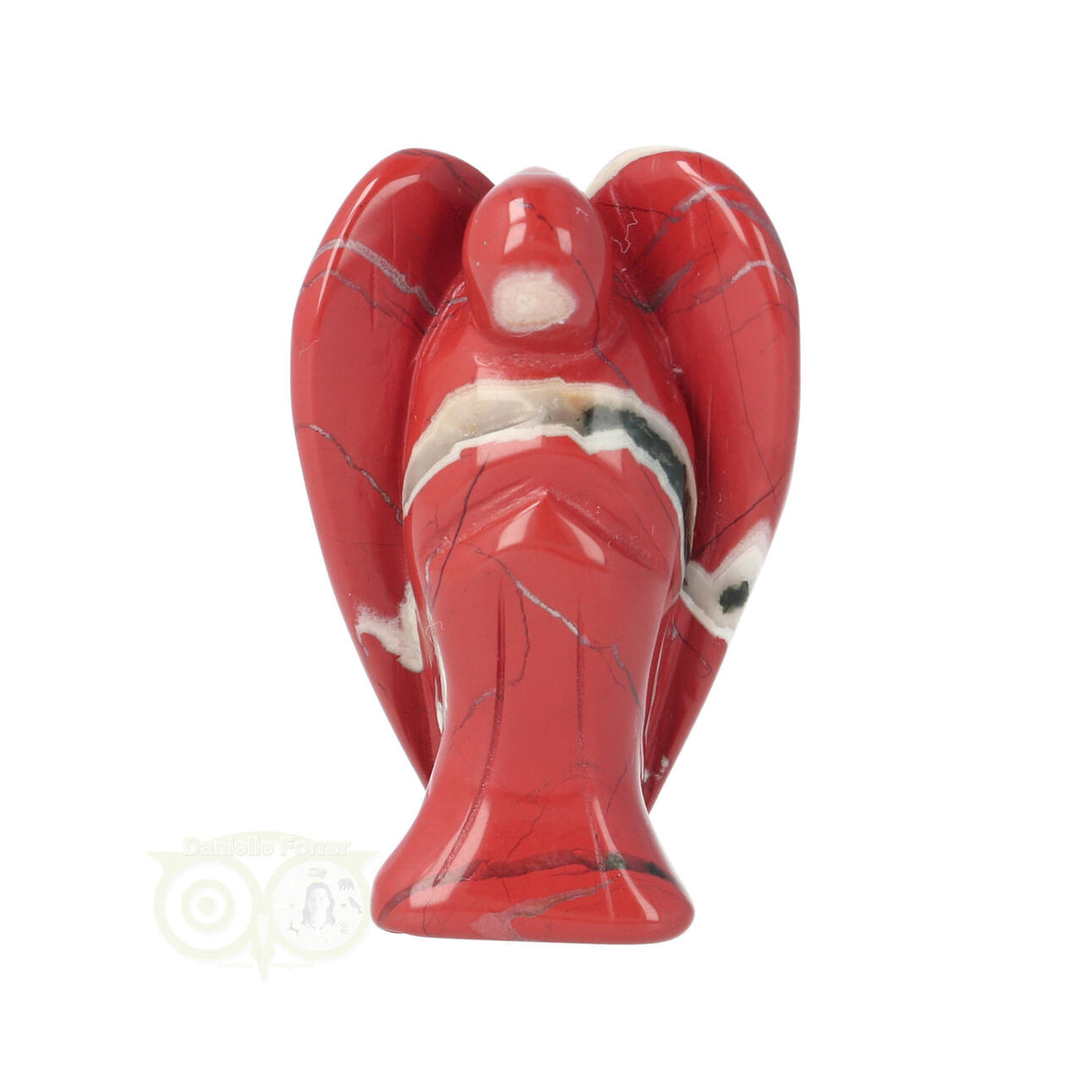 Rode Jaspis Engel ± 5 cm Nr 9