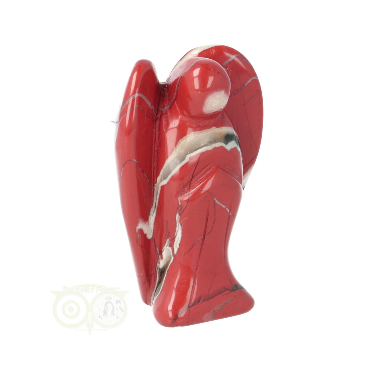 Rode Jaspis Engel ± 5 cm Nr 9