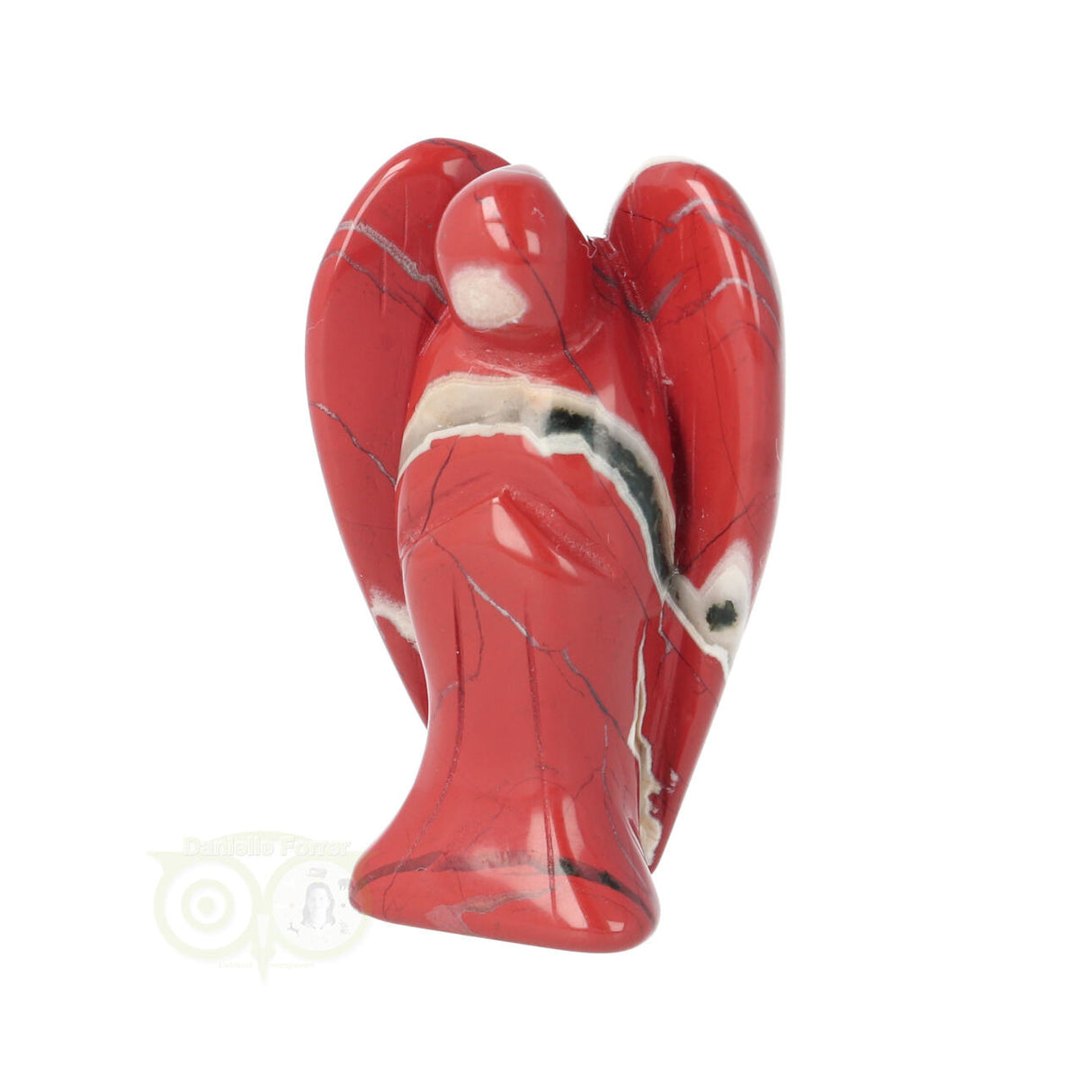 Rode Jaspis Engel ± 5 cm Nr 9