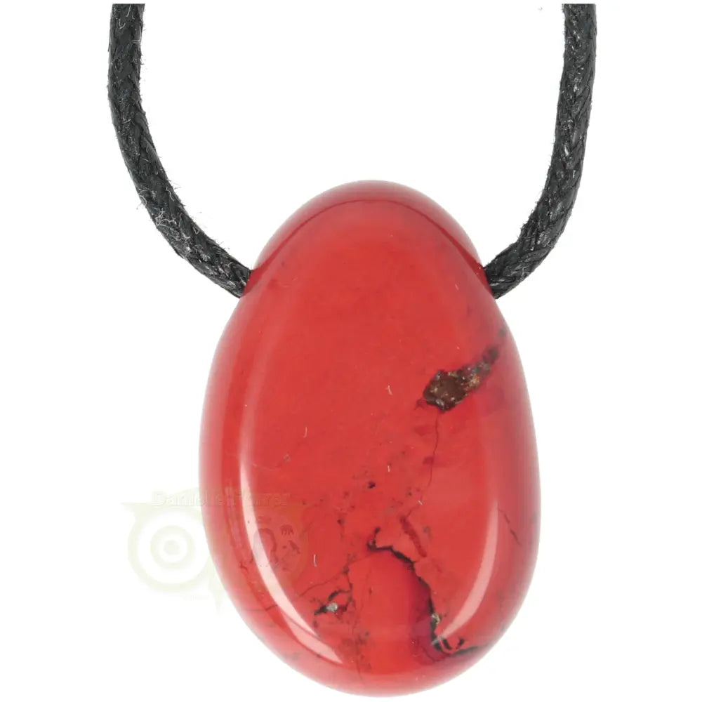 Rode Jaspis hanger Nr 23