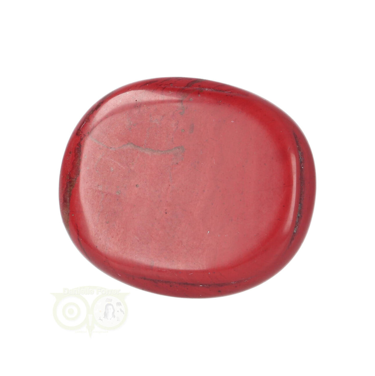 Rode Jaspis oplegsteen Nr 22