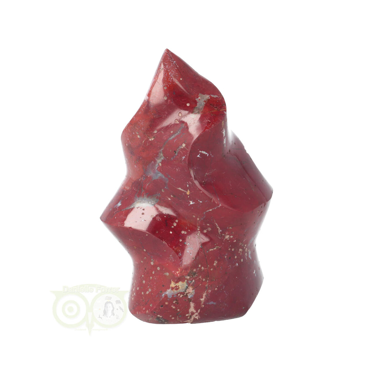 Rode Jaspis vlam sculptuur Nr 3