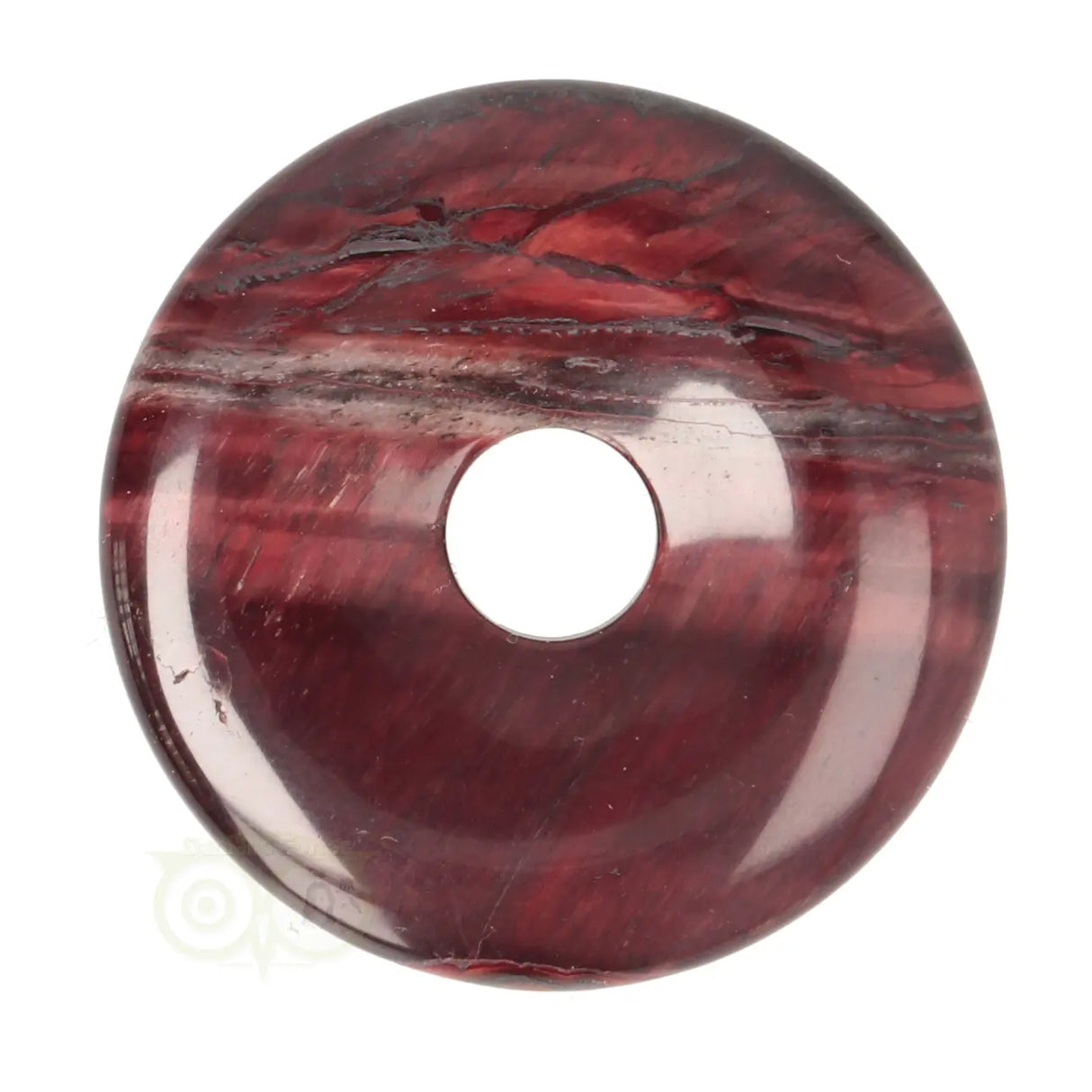 Roter Tigeraugen-Donut Nr. 12 - Ø 4 cm