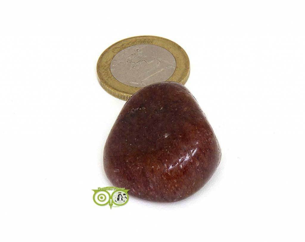 Roter Aventurin-Trommelstein Nr. 2