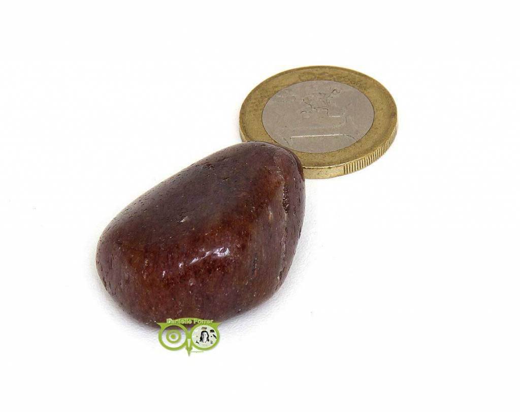 Roter Aventurin-Trommelstein Nr. 2