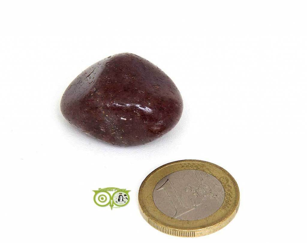 Roter Aventurin-Trommelstein Nr. 4 – 18 Gramm