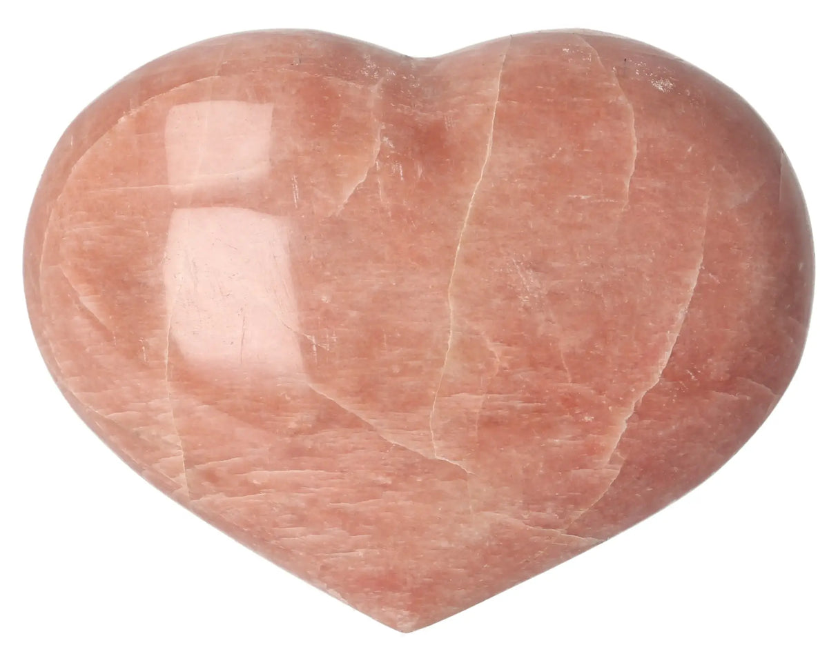 Roze Maansteen hart Nr 25