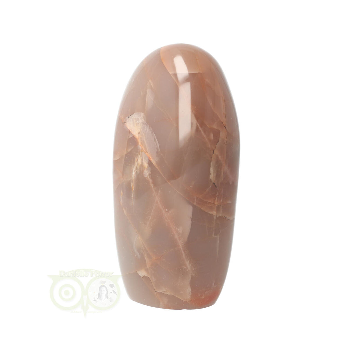 Roze Maansteen sculptuur Nr 14