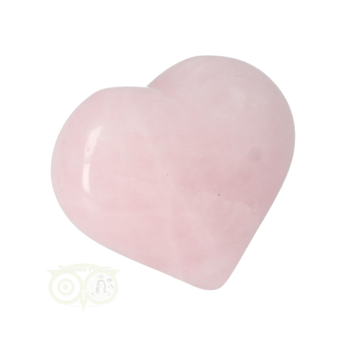 Rose quartz ball (Puffy) heart No. 22 - 4 cm