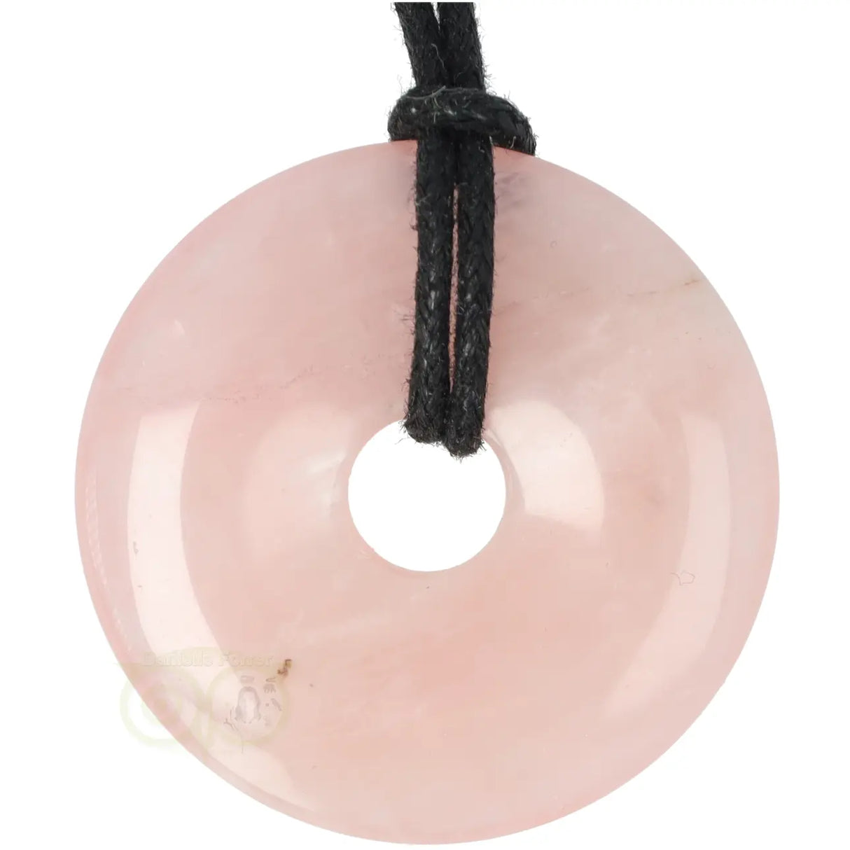Rozenkwarts donut hanger Nr 17 - Ø 4 cm