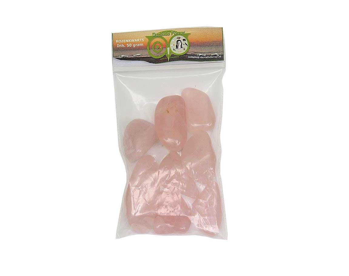 Rosenquarz 50 Gramm – Edelsteinvorteil