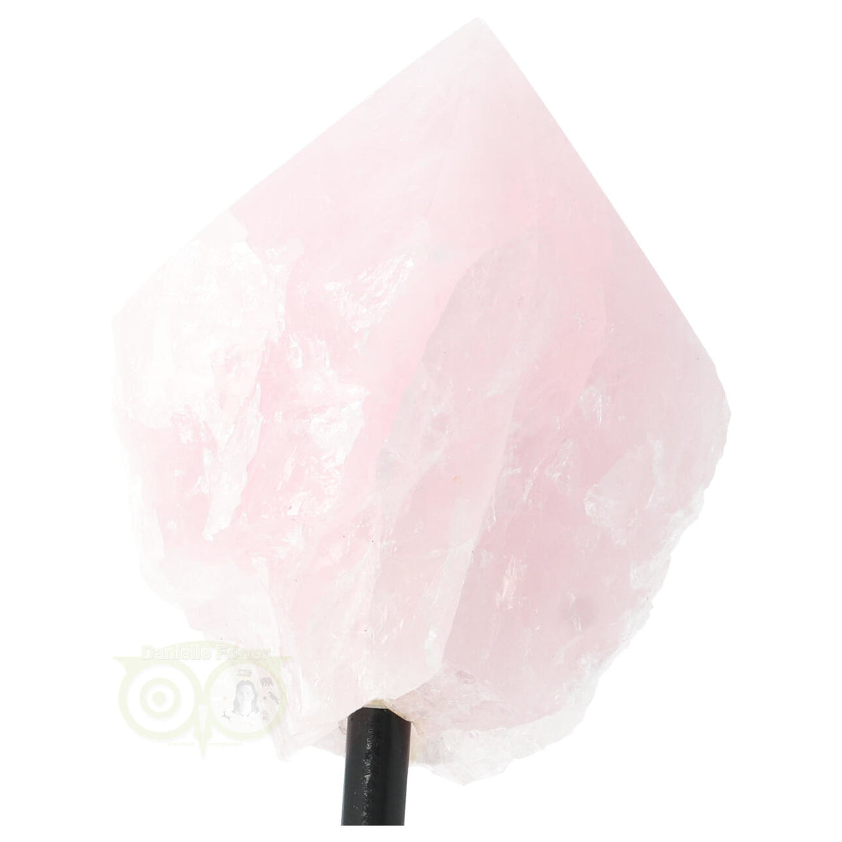 Rosenquarzspitze auf Ständer Nr. 16
