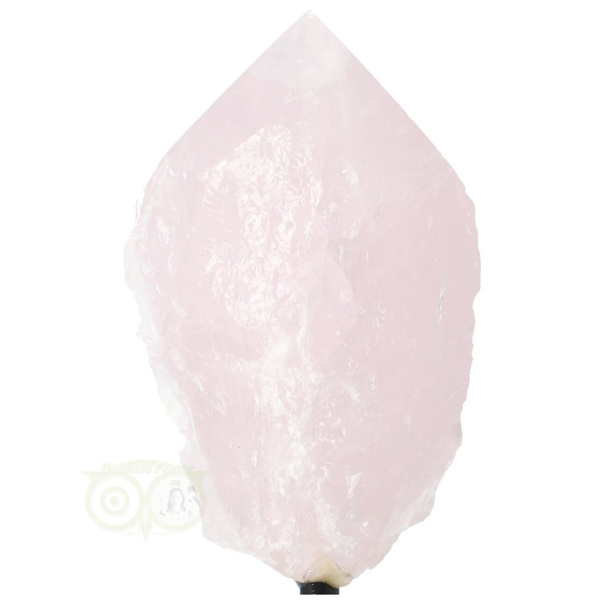 Rosenquarzspitze auf Ständer Nr. 7