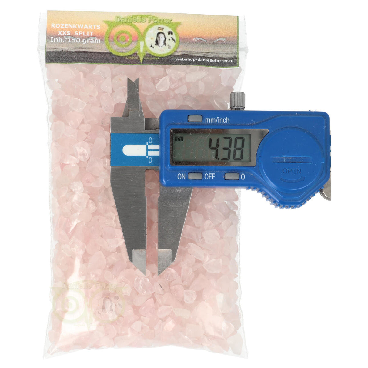 Rozenkwarts - Split - 150 gram - edelstenen voordeel